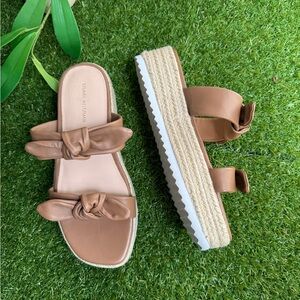 Stuart Weitzman Bandeau
Espadrille Platform Sandal size 7 New